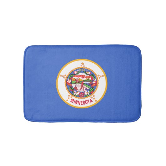 Staatsflagge in Minnesota Badematte (Vorderseite)