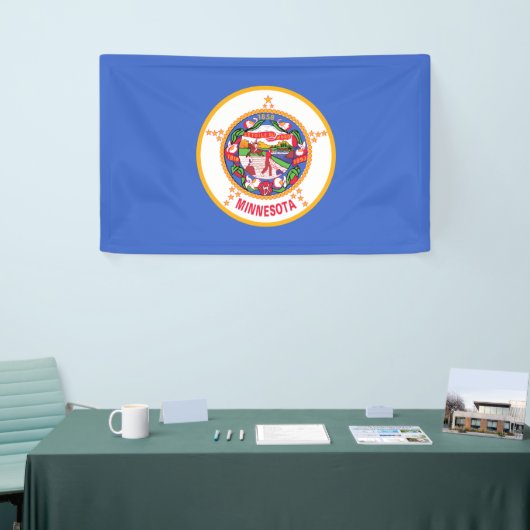 Staatsflagge in Minnesota Banner (Messeveranstaltung)