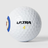 Staatsflagge in Minnesota Golfball (Logo)