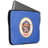 Staatsflagge in Minnesota Laptopschutzhülle (Vorne Rechts)