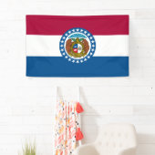Staatsflagge in Missouri Banner (Insitu)