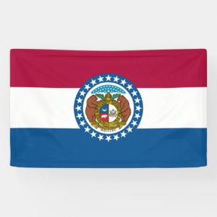 Staatsflagge in Missouri Banner