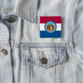 Staatsflagge in Missouri Button (Beispiel)