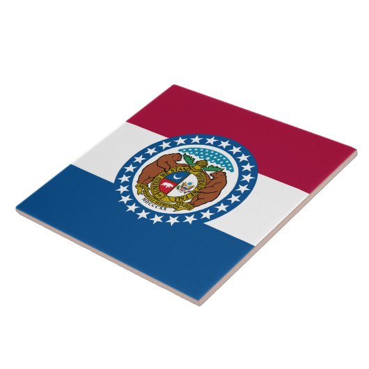 Staatsflagge in Missouri Fliese (Seite)
