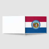 Staatsflagge in Missouri Gästebuch (Voll)