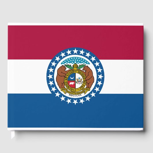 Staatsflagge in Missouri Gästebuch (Vorderseite)