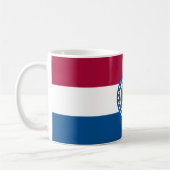 Staatsflagge in Missouri Kaffeetasse (Links)