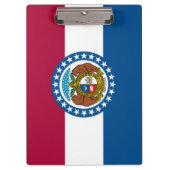 Staatsflagge in Missouri Klemmbrett (Vorderseite)