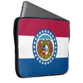 Staatsflagge in Missouri Laptopschutzhülle (Vorne Rechts)