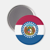 Staatsflagge in Missouri Magnet (Vorderseite/Rückseite)