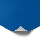 Staatsflagge in Missouri Poster (Ecke)