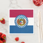 Staatsflagge in Missouri Serviette (Beispiel)