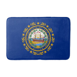Staatsflagge in New Hampshire Badematte