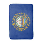 Staatsflagge in New Hampshire Badematte (Vorderseite Vertikal)