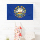 Staatsflagge in New Hampshire Banner (Insitu)