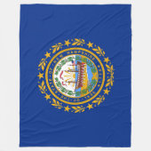 Staatsflagge in New Hampshire Fleecedecke (Vorderseite)