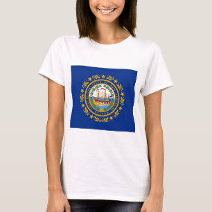 Staatsflagge in New Hampshire T-Shirt