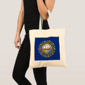 Staatsflagge in New Hampshire Tragetasche (Vorderseite (Produkt))