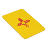 Staatsflagge in New Mexico, USA Magnet (Rechte Seite)