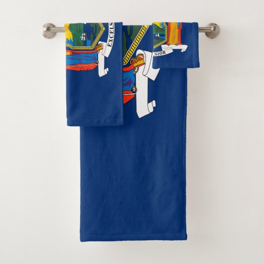 Staatsflagge in New York Badhandtuch Set (Insitu)