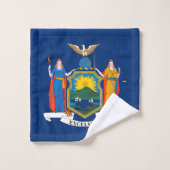 Staatsflagge in New York Badhandtuch Set (Waschlappen)