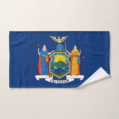Staatsflagge in New York Badhandtuch Set (Handtuch)
