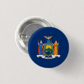 Staatsflagge in New York Button (Vorne & Hinten)
