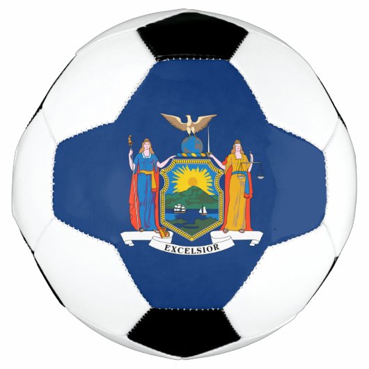 Staatsflagge in New York Fußball (Vorderseite)