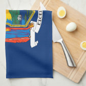 Staatsflagge in New York Geschirrtuch (Viertel Falte)