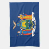 Staatsflagge in New York Geschirrtuch (Vertikal)