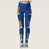 Staatsflagge in New York Leggings (Vorderseite)