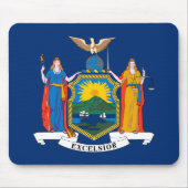 Staatsflagge in New York Mousepad (Vorne)