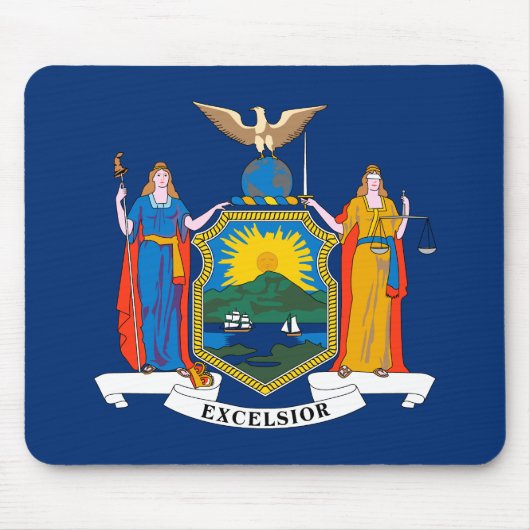 Staatsflagge in New York Mousepad (Vorne)