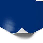 Staatsflagge in New York Poster (Ecke)