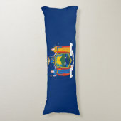 Staatsflagge in New York Seitenschläferkissen (Vorderseite Vertikal)