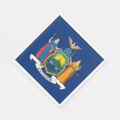 Staatsflagge in New York Serviette (Ecke)