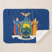 Staatsflagge in New York Sherpadecke (Vorderseite (Horizontal))