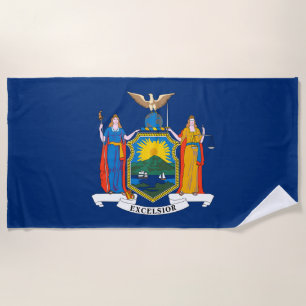 Staatsflagge in New York Strandtuch