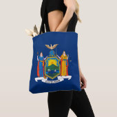 Staatsflagge in New York Tasche (Von Nahem)