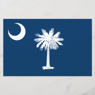 Staatsflagge in South Carolina Briefpapier