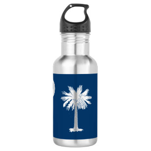 Staatsflagge in South Carolina Edelstahlflasche