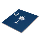 Staatsflagge in South Carolina Fliese (Seite)