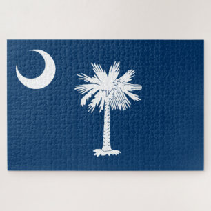 Staatsflagge in South Carolina Puzzle