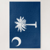 Staatsflagge in South Carolina Puzzle (Vertikal)