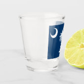 Staatsflagge in South Carolina Schnapsglas (Links)