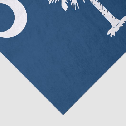 Staatsflagge in South Carolina Seidenpapier (Ausschnitt)