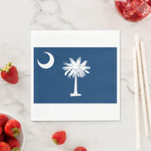 Staatsflagge in South Carolina Serviette (Beispiel)