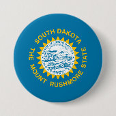 Staatsflagge in Süddakota Button (Vorderseite)