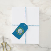 Staatsflagge in Süddakota Geschenkanhänger (Mit Garn)