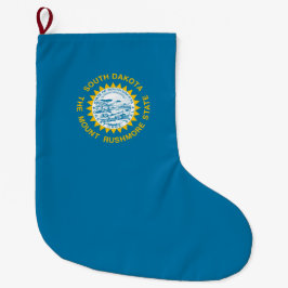 Staatsflagge in Süddakota Großer Weihnachtsstrumpf